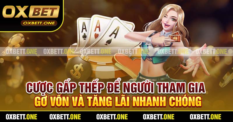 Cược gấp thếp để người tham gia gỡ vốn và tăng lãi nhanh chóng